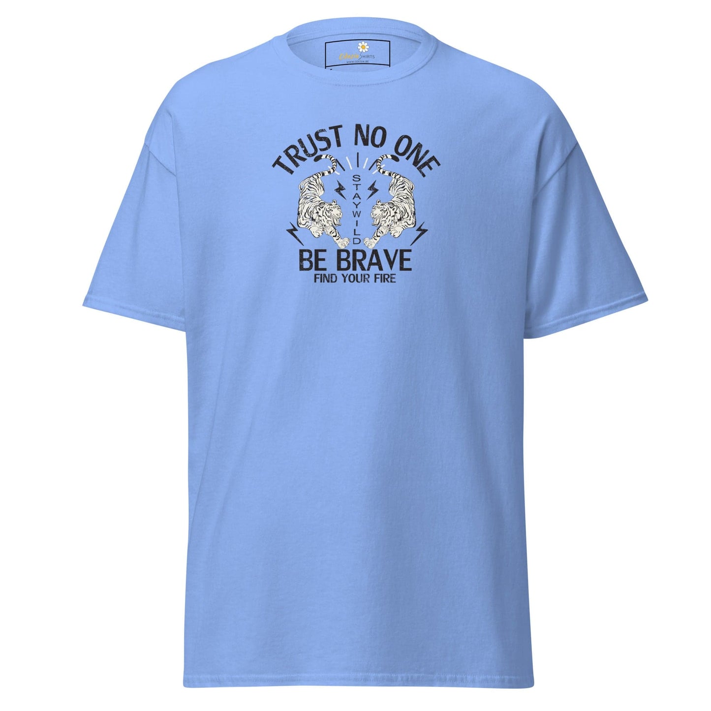 Unisex classic tee - MISC TRUST NO ONE BE BRAVE - REGULAR - Carolina Blue / S