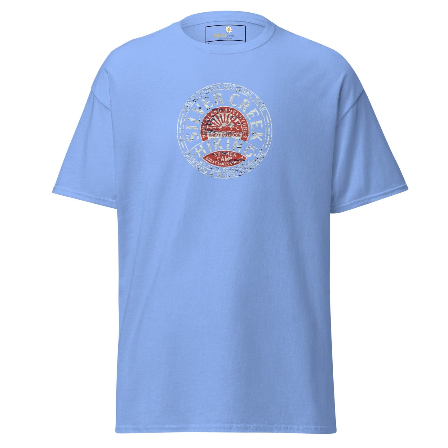 Unisex classic tee - ADVENTURE SILVER CREEK HIKING - REGULAR - Carolina Blue / S