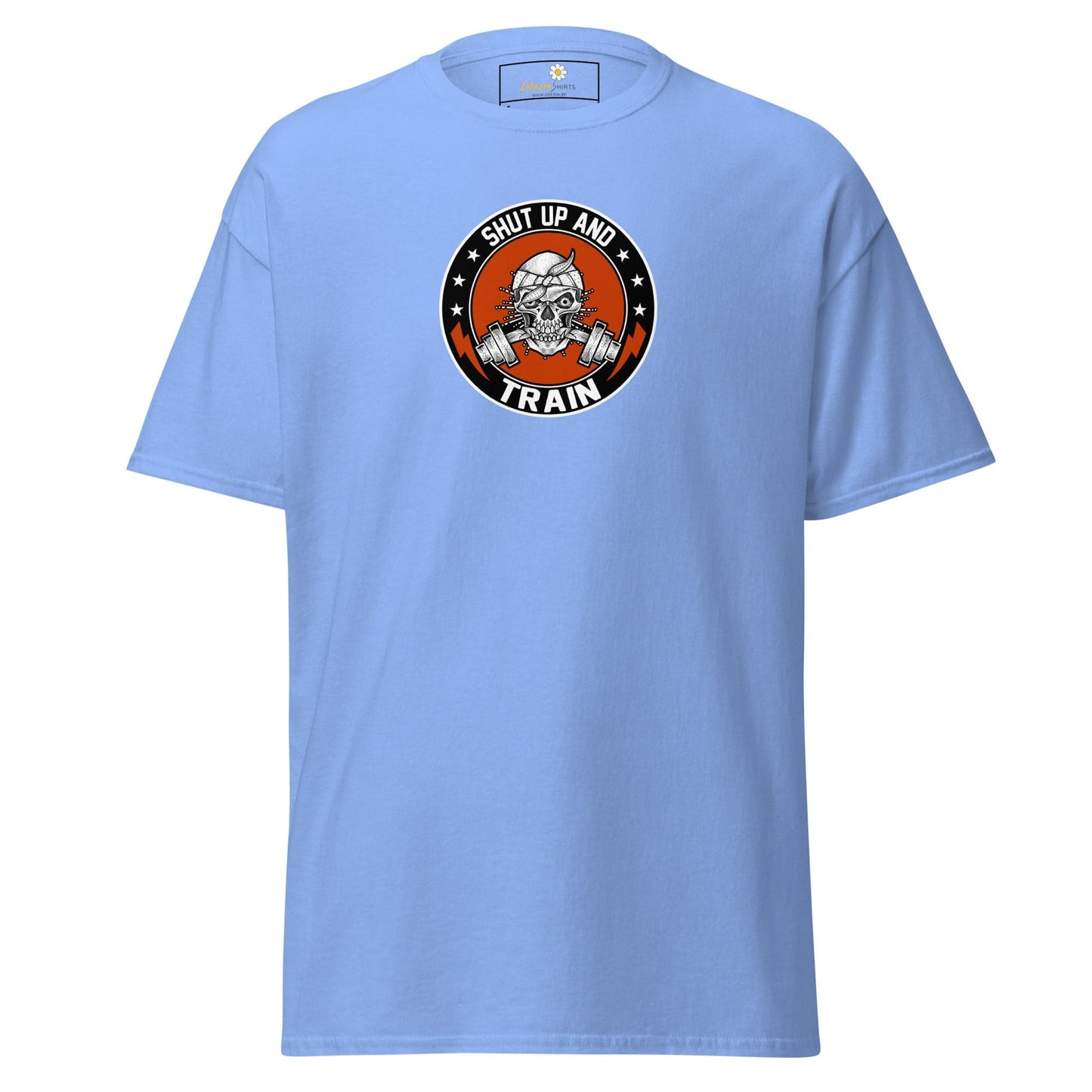 Unisex classic tee - SPORT SHUT UP AND TRAIN - REGULAR - Carolina Blue / S