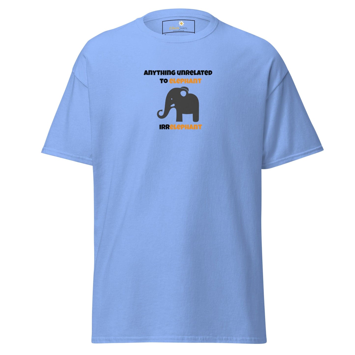 Unisex classic t-shirt - FUN ELEPHANT IRRELEPHANT - REGULAR - Carolina Blue / S