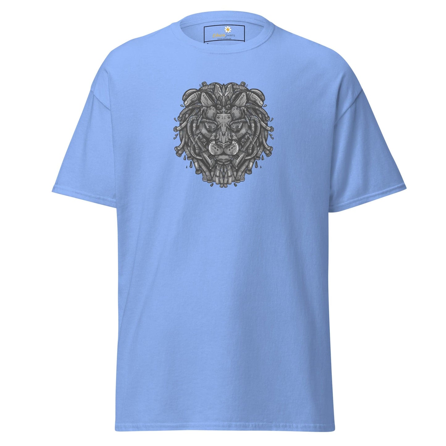 Unisex classic t-shirt - ABSTRACT LION HEAD - REGULAR - Carolina Blue / S