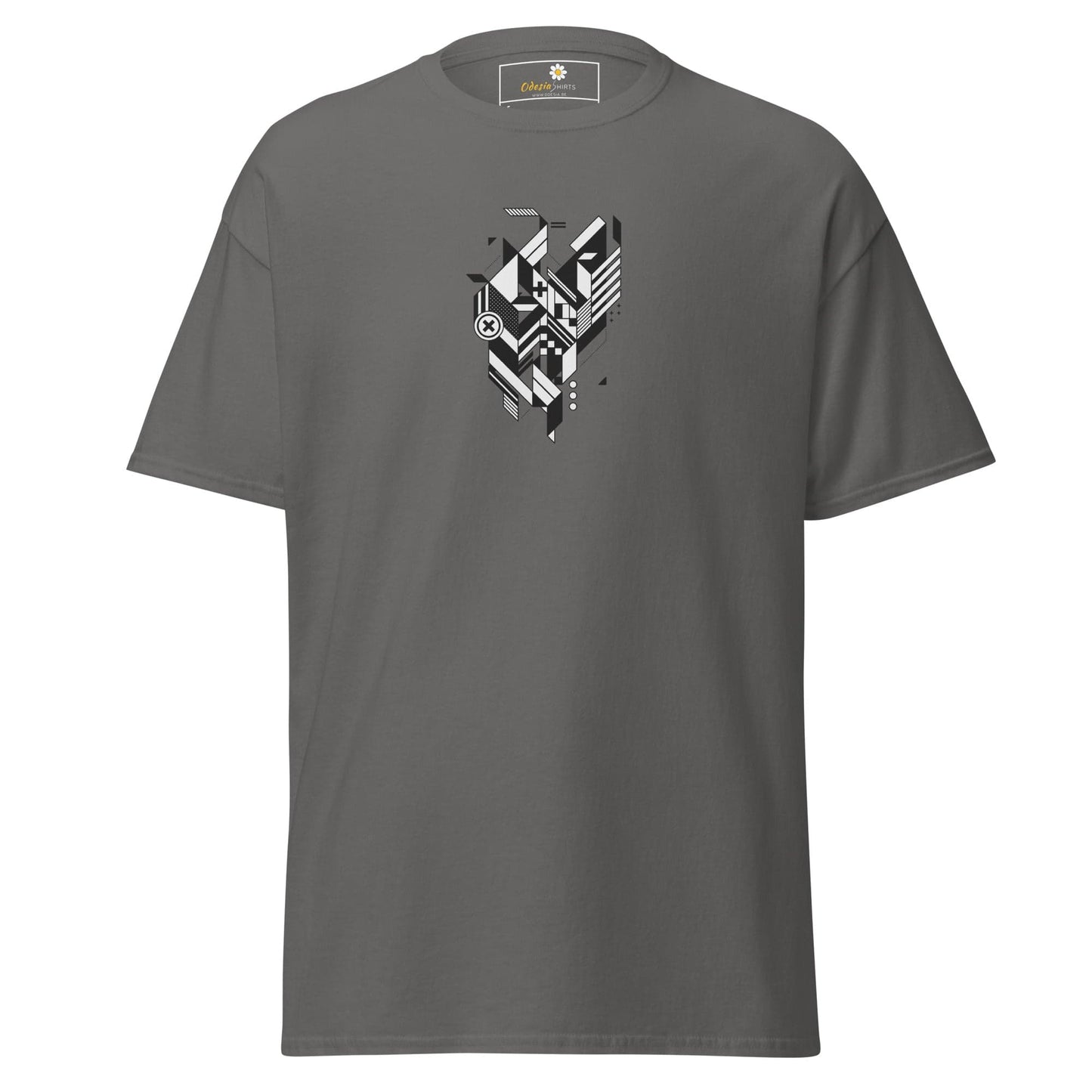 Unisex classic tee - ABSTRACT FIGURE - REGULAR - Charcoal / S