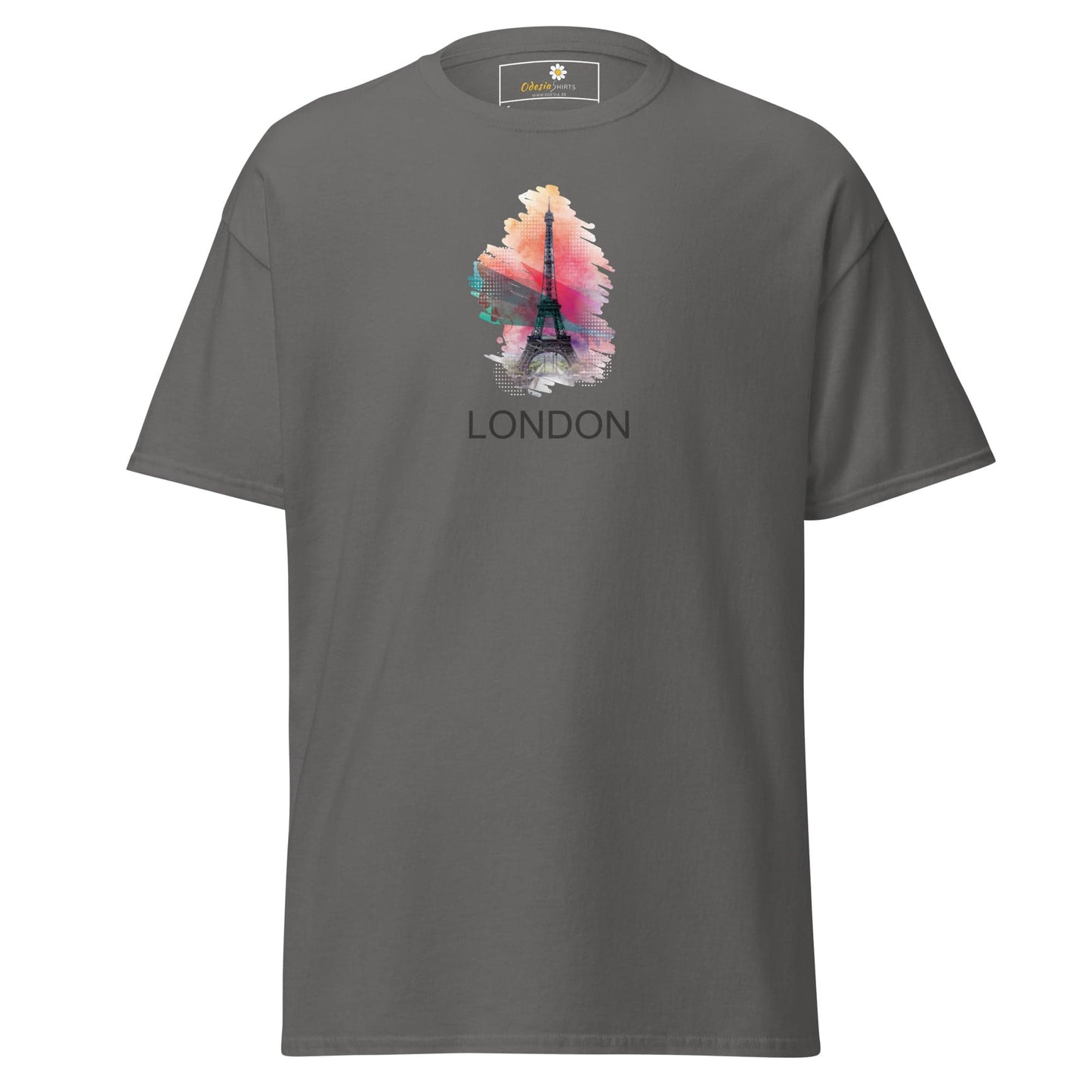 Unisex classic tee - COUNTRY LONDON PARIS - REGULAR - Charcoal / S