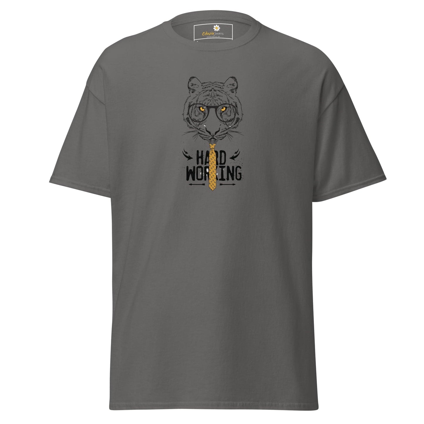 Unisex classic tee - WILD LIFE TIGER WORK - REGULAR - Charcoal / S