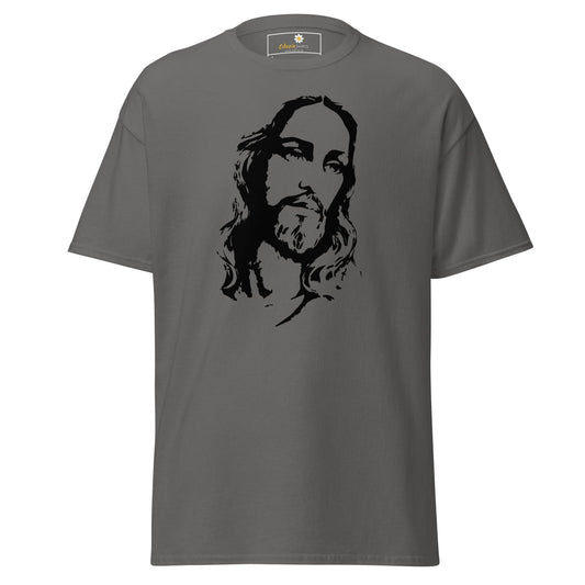 Unisex classic tee - SPIRITUAL JESUS - REGULAR - Charcoal / S