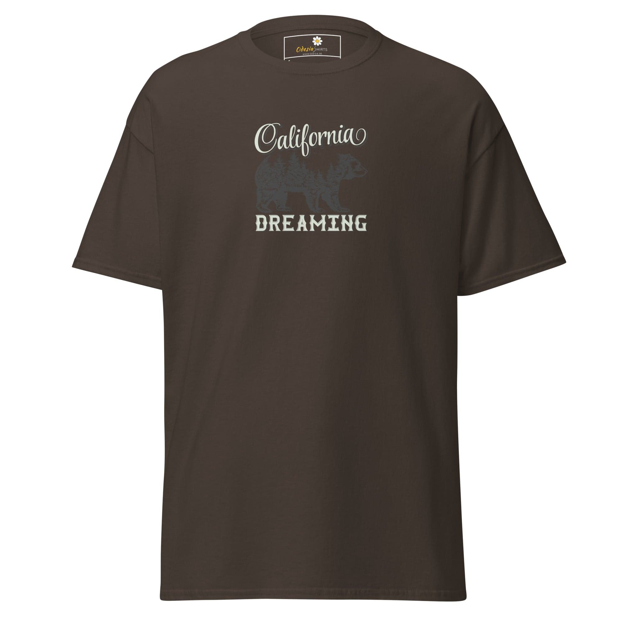 Unisex classic tee - WILD LIFE CALIFORNIA DREAMING - REGULAR - Dark Chocolate / S