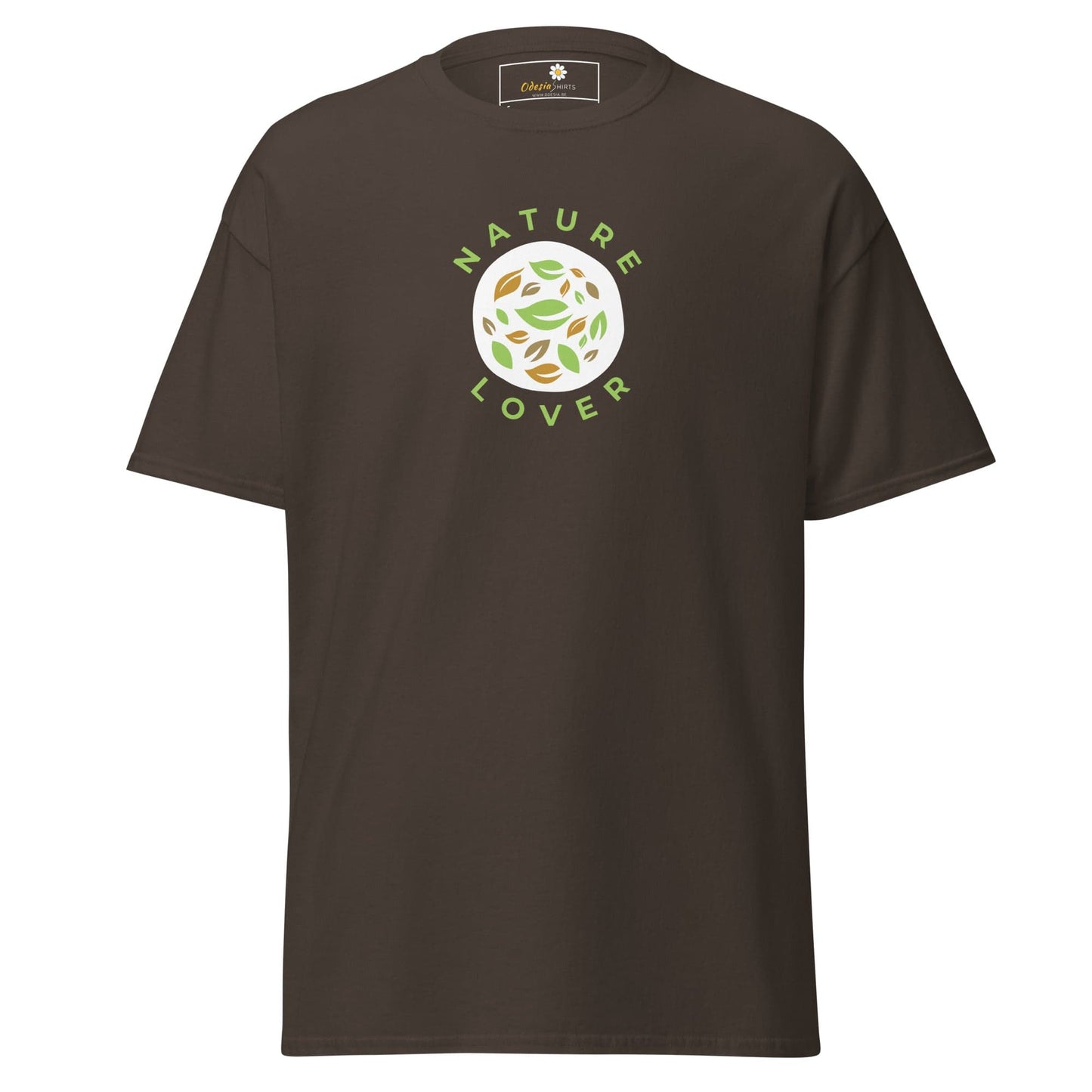 Unisex classic tee - NATURE LOVER - REGULAR - Dark Chocolate / S