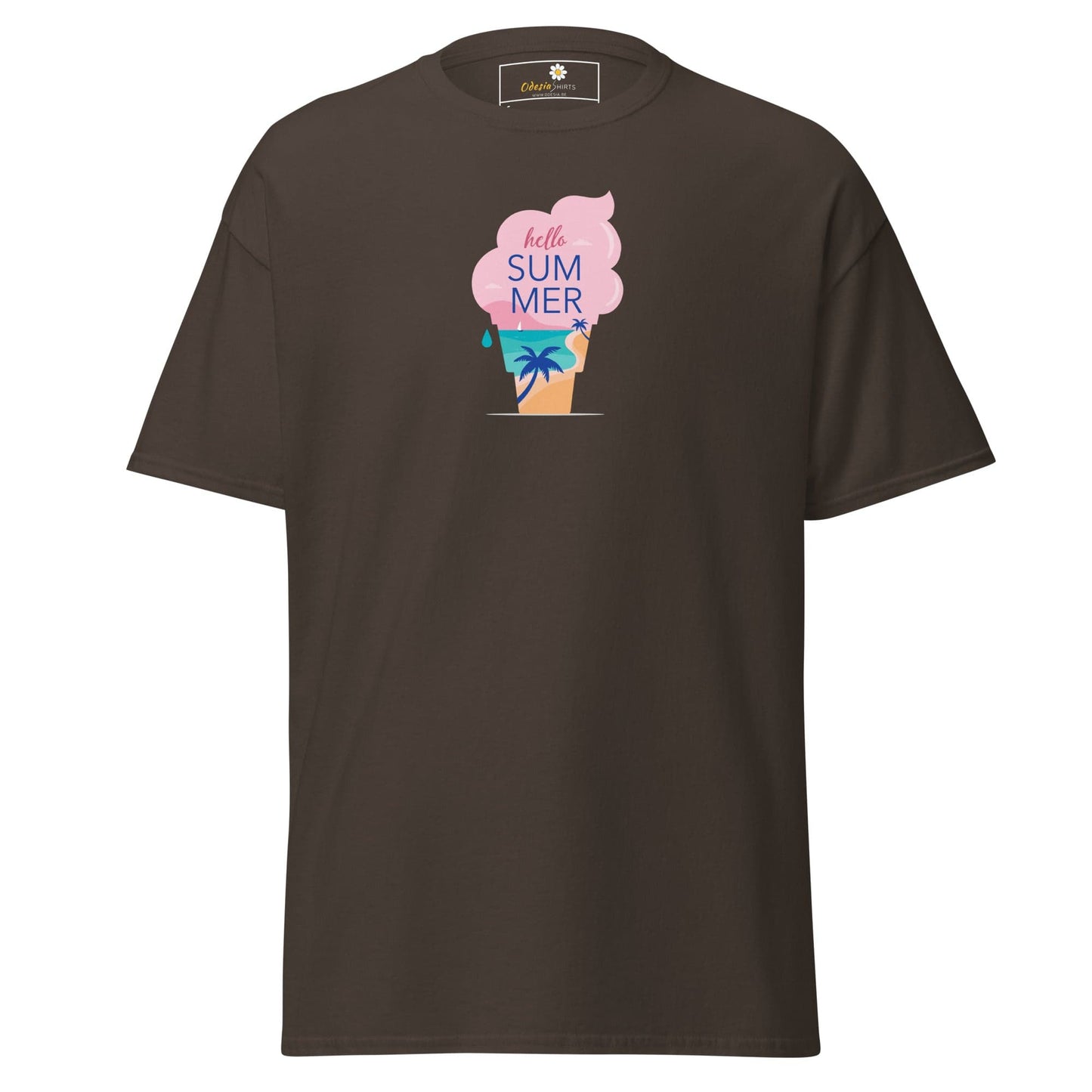Unisex classic tee - SUMMER MISC ICE - REGULAR - Dark Chocolate / S