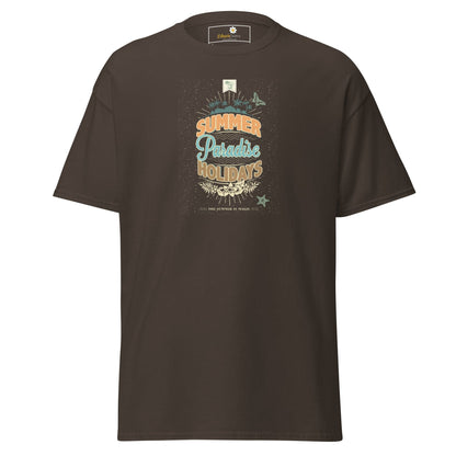 Unisex classic tee - SUMMER PARADISE - REGULAR - Dark Chocolate / S