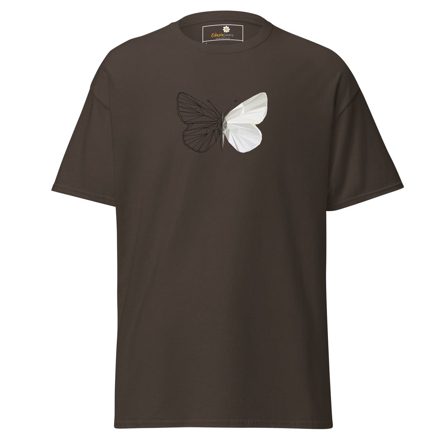Unisex classic tee - ANIMALS BUTTERFLY - REGULAR - Dark Chocolate / S