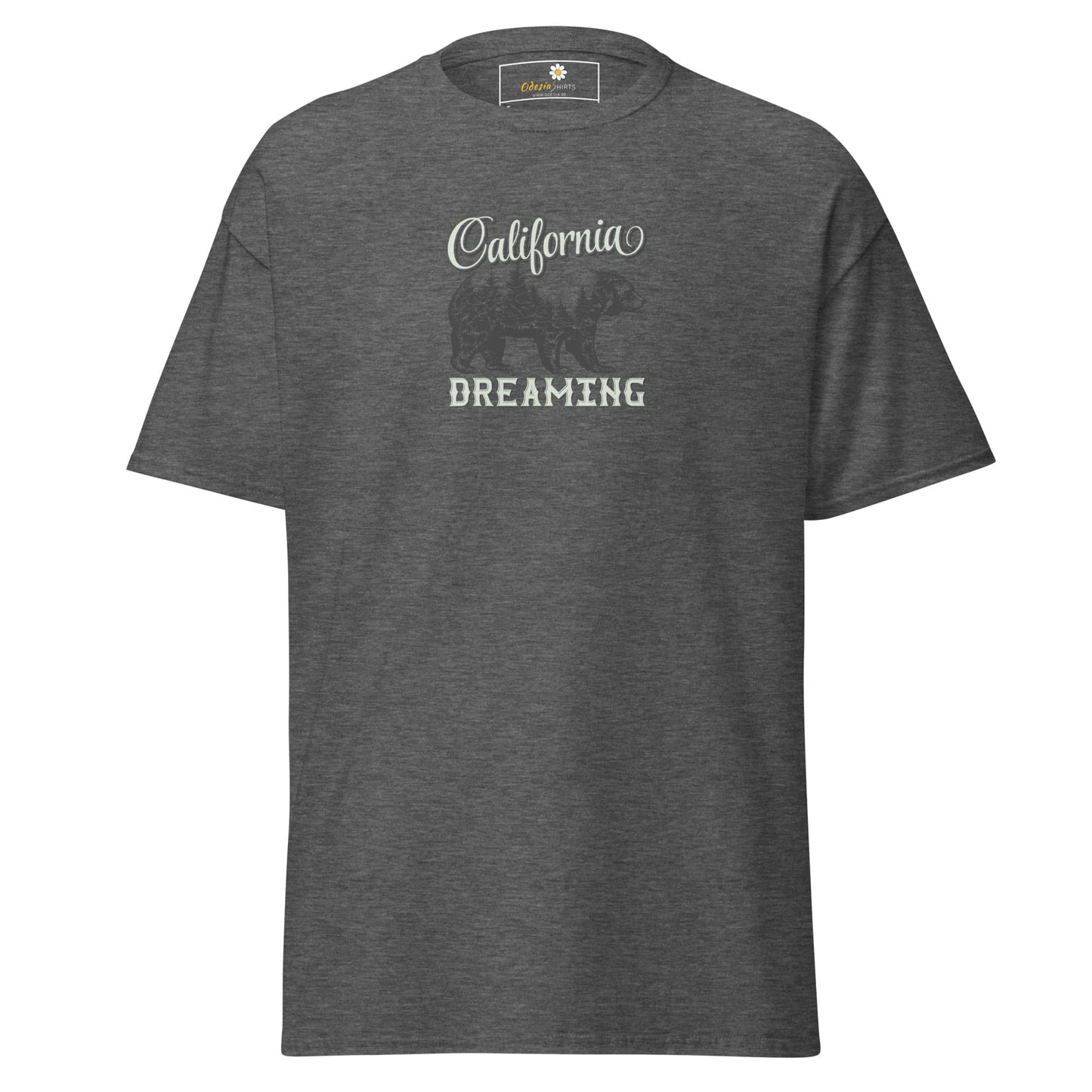 Unisex classic tee - WILD LIFE CALIFORNIA DREAMING - REGULAR - Dark Heather / S