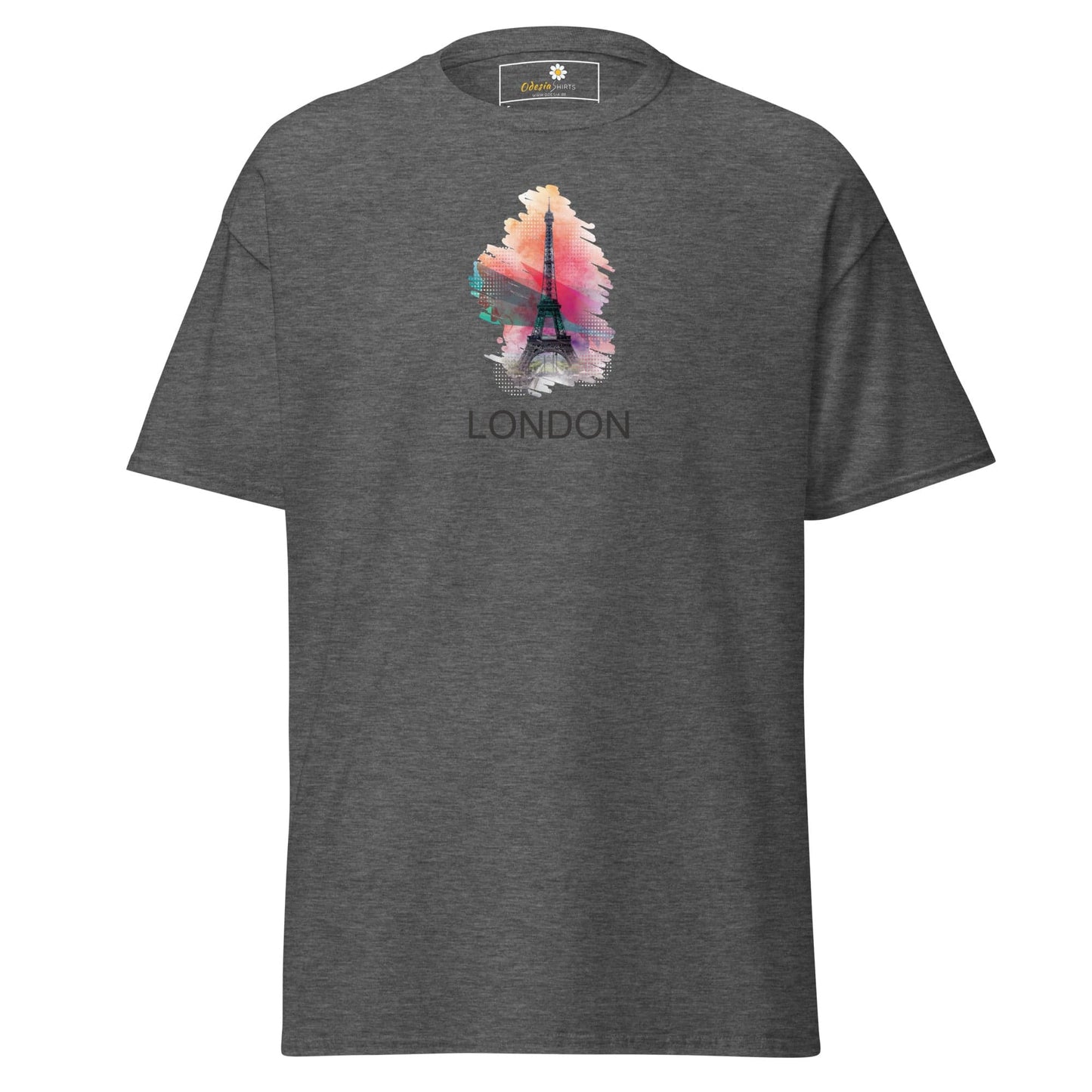 Unisex classic tee - COUNTRY LONDON PARIS - REGULAR - Dark Heather / S