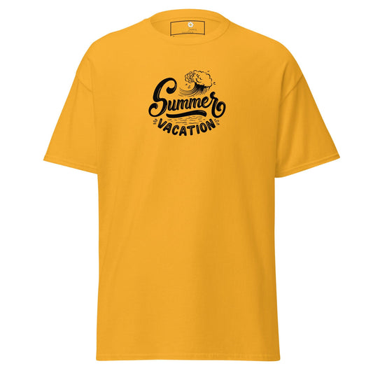 Unisex classic tee - SUMMER VACATION - REGULAR - Gold / S