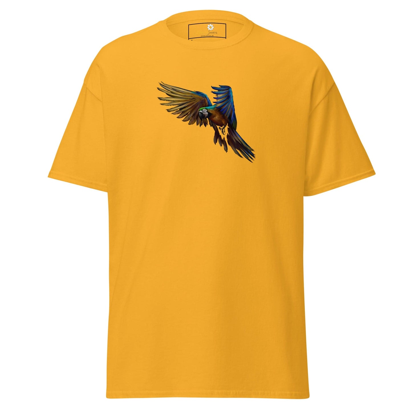 Unisex classic tee - WILD LIFE PARROT - REGULAR - Gold / S