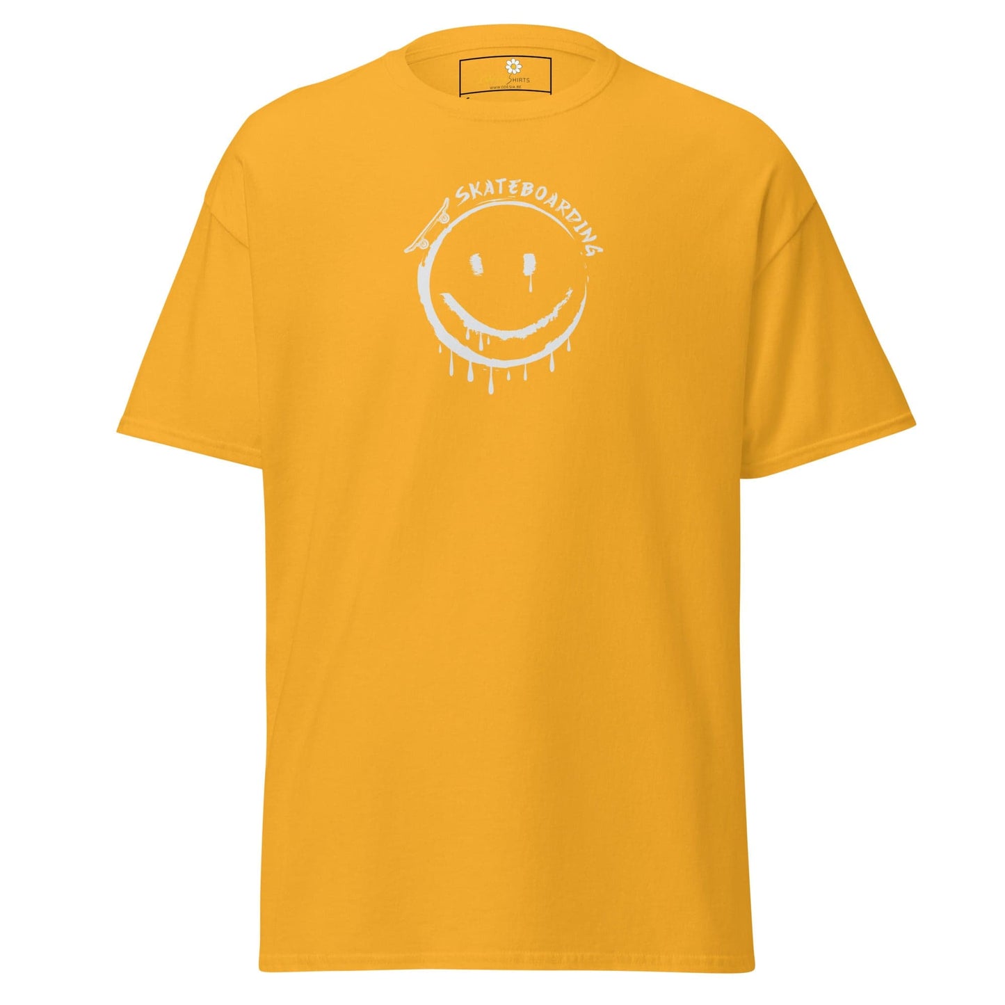 Unisex classic tee - SPORT SKATEBOARDING SMILE - REGULAR - Gold / S