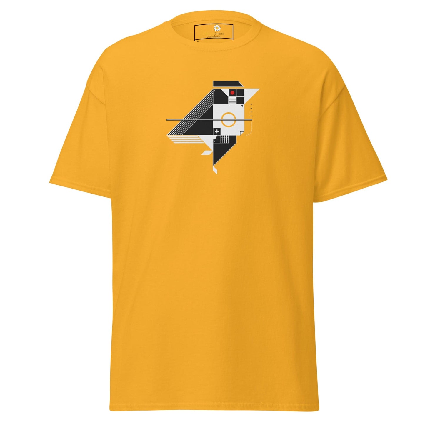 Unisex classic tee - ABSTRACT BIRD - REGULAR - Gold / S