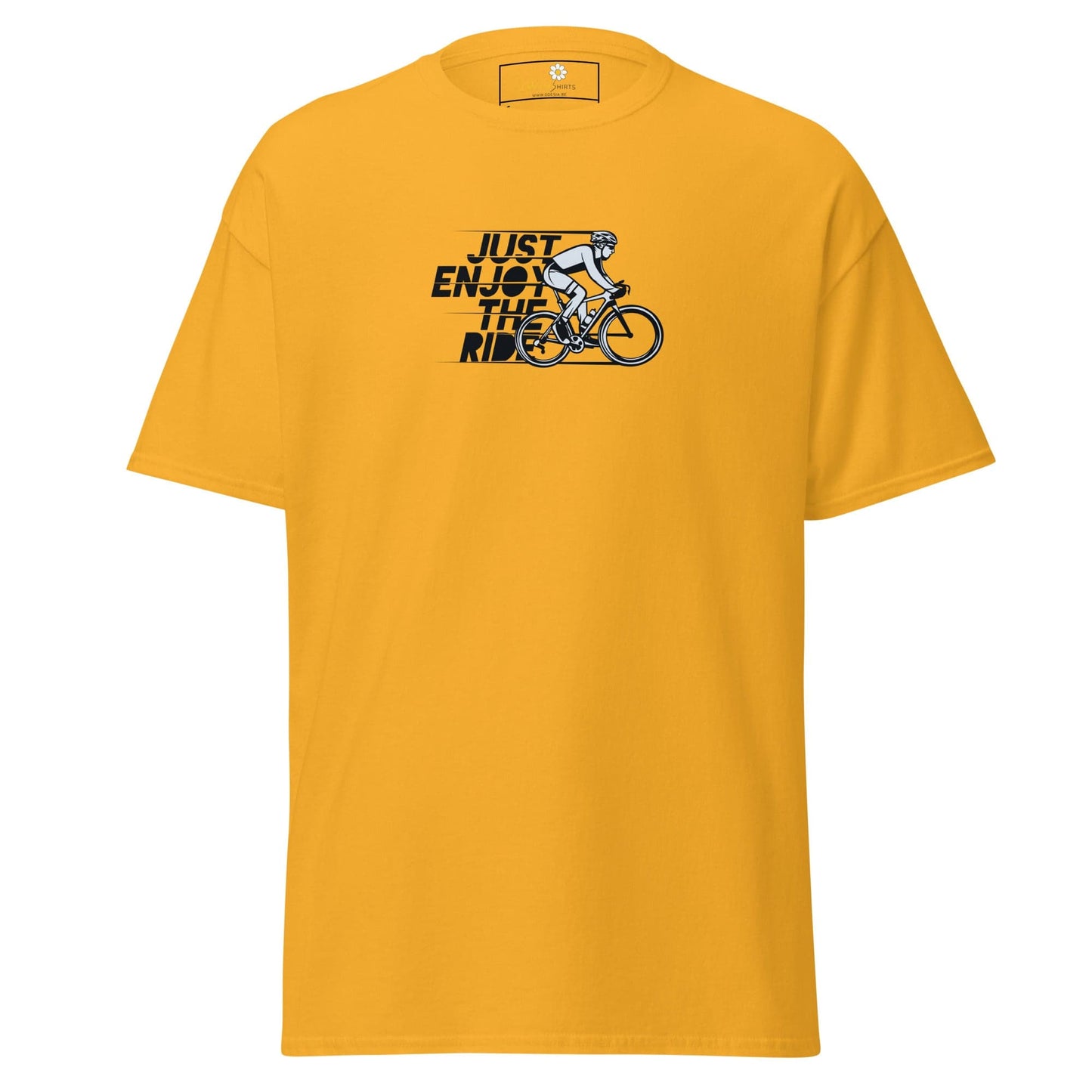 Unisex classic tee - SPORT ENJOY THE RIDE - REGULAR - Gold / S