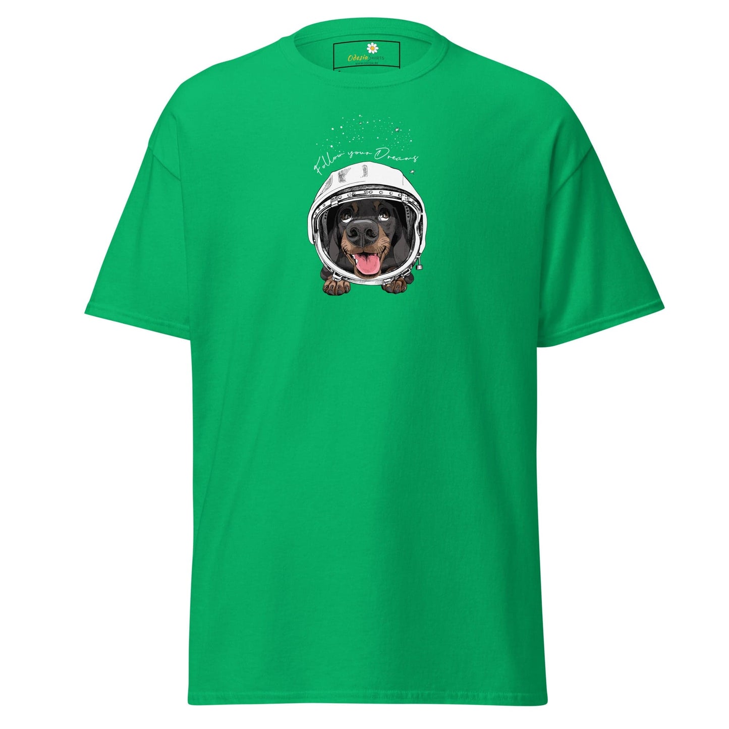 Unisex classic tee - ASTRONAUT ANIMALS DREAMS - REGULAR - Irish Green / S