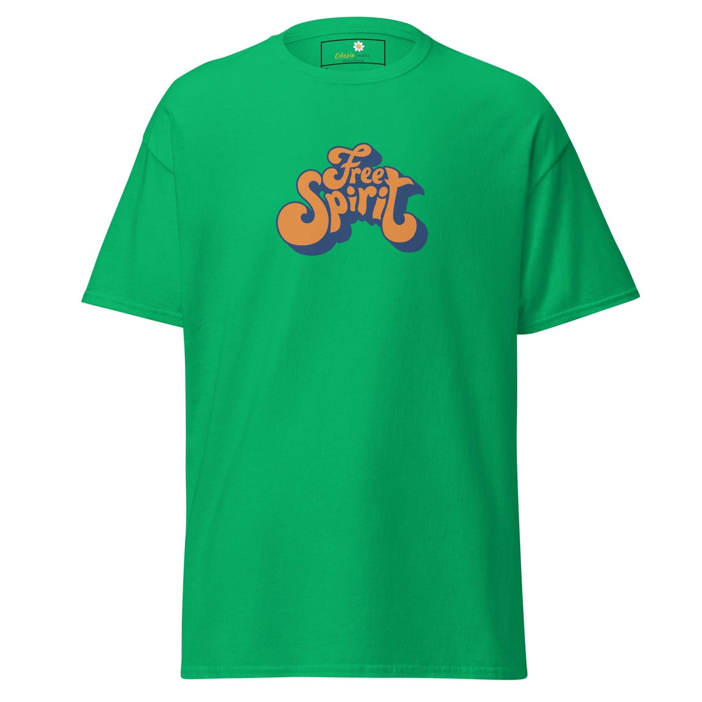 Unisex classic tee - TEXT MISC FREE SPIRIT - REGULAR - Irish Green / S