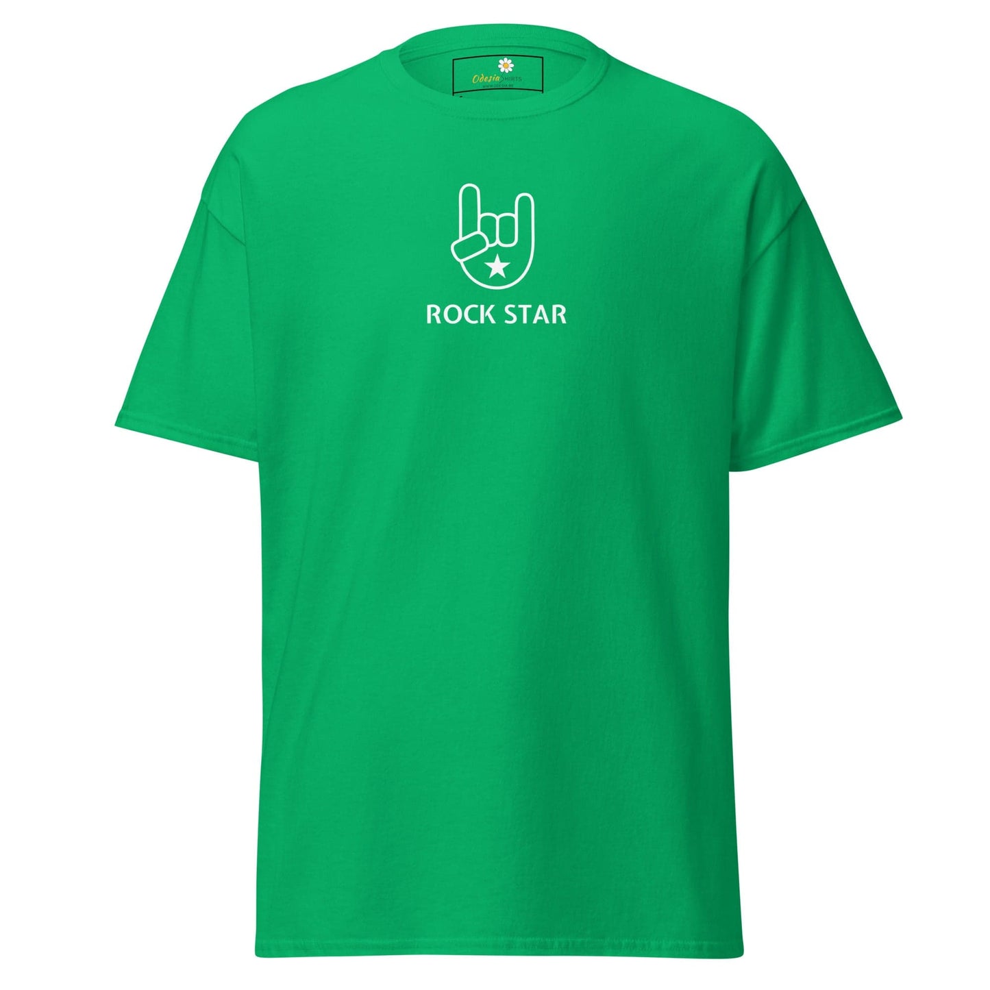 Unisex classic tee - MUSIC ROCK STAR - REGULAR - Irish Green / S
