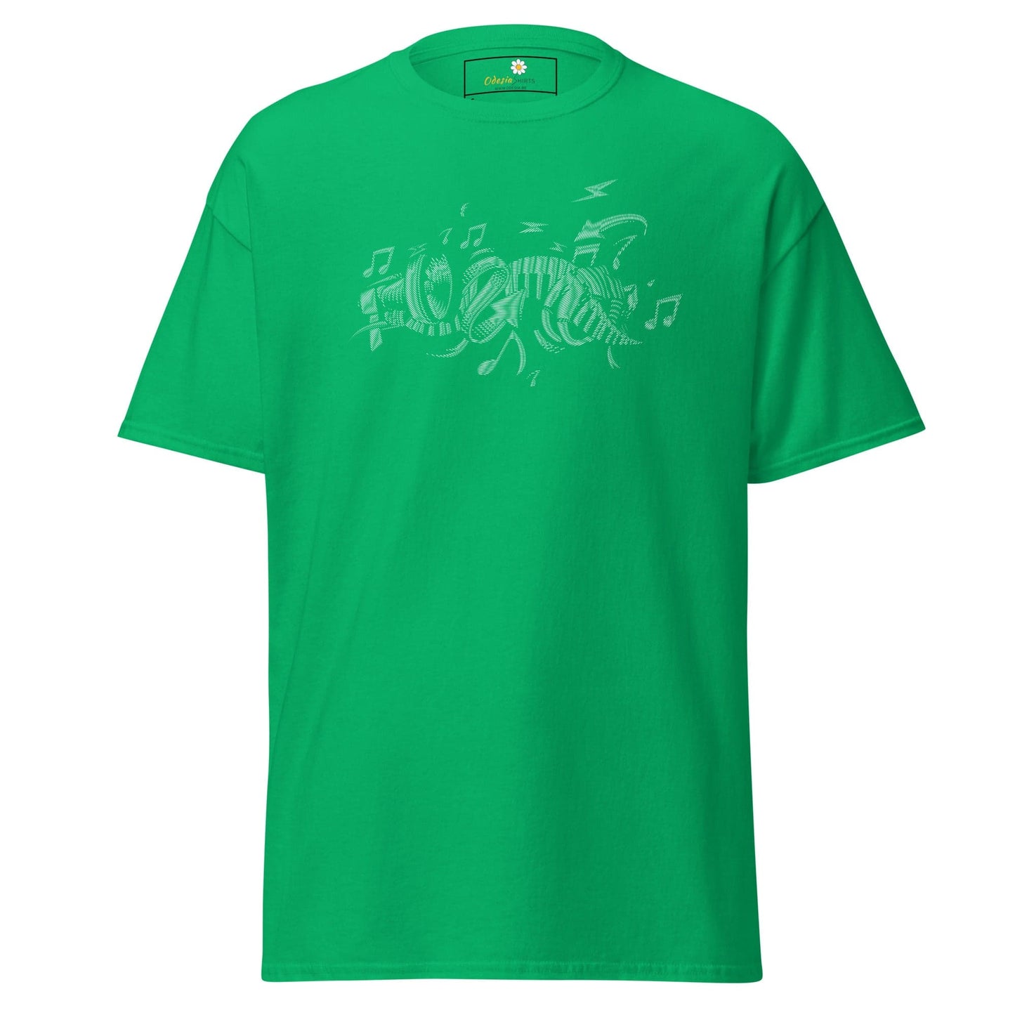 Unisex classic t-shirt - MUSIC INSTRUMENTS - REGULAR - Irish Green / S