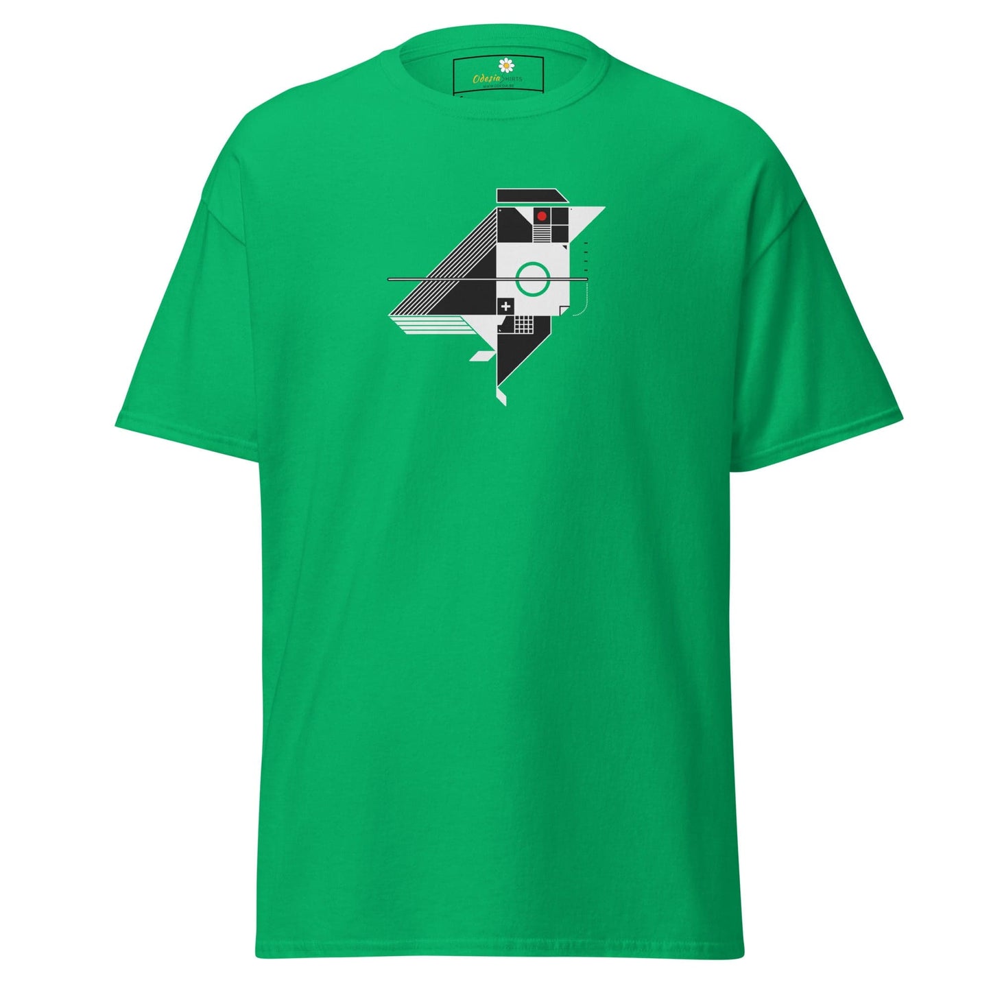 Unisex classic tee - ABSTRACT BIRD - REGULAR - Irish Green / S