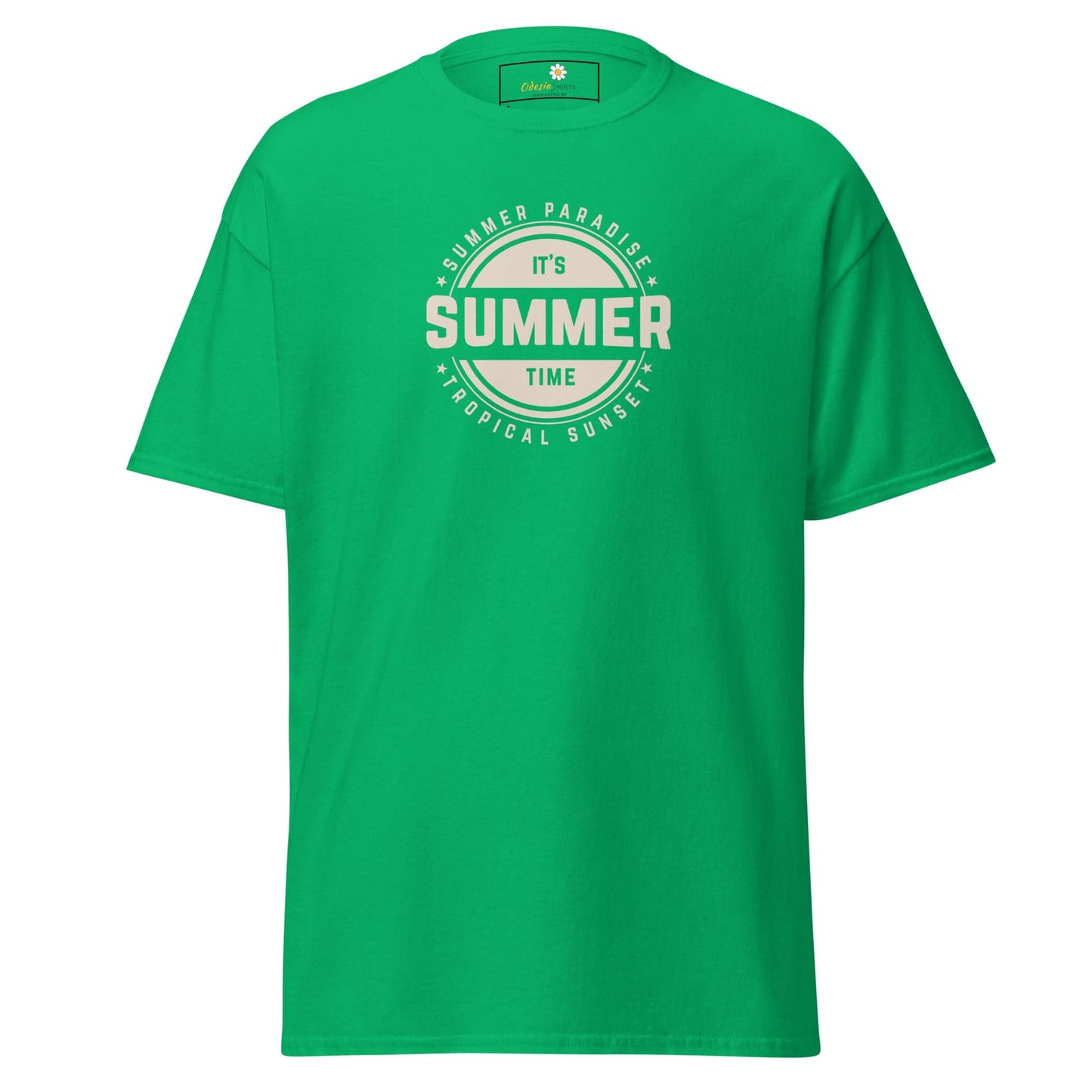 Unisex classic t-shirt - SUMMER TROPICAL - REGULAR - Irish Green / S