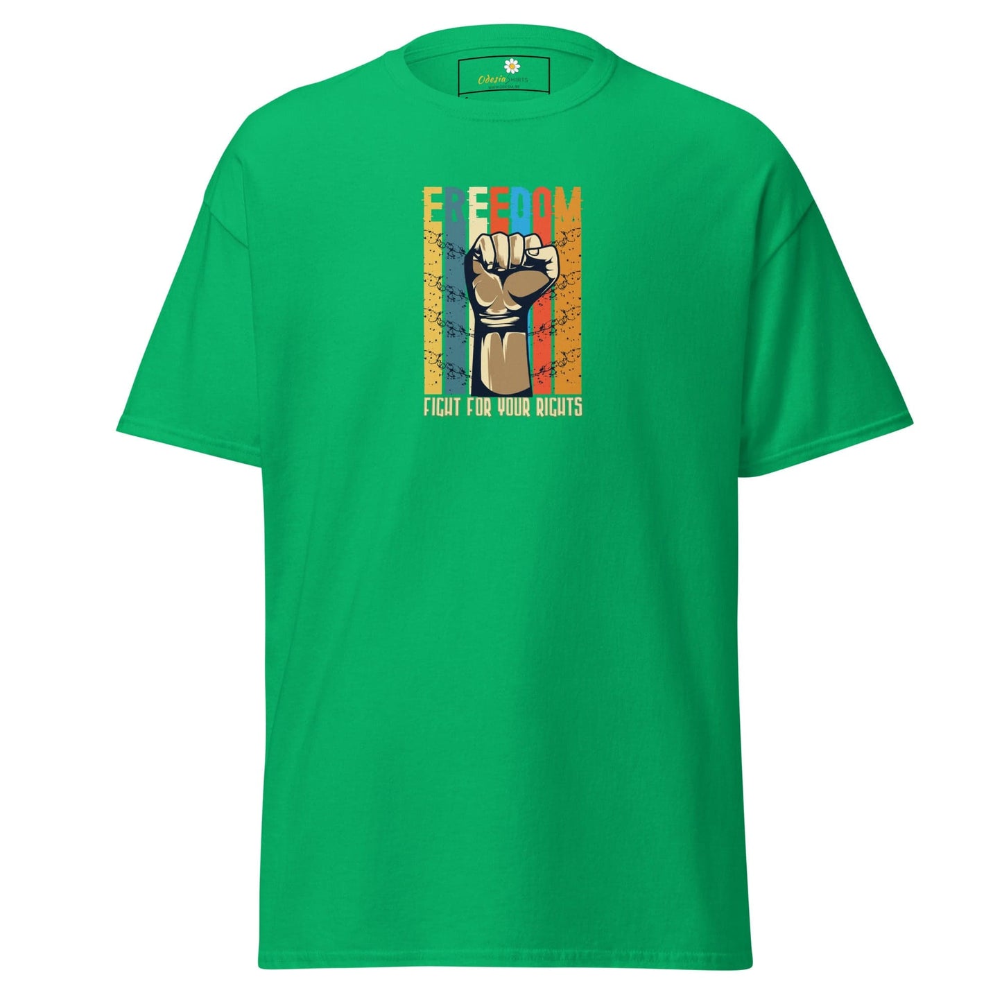 Unisex classic tee - MISC FIGHT FOR FREEDOM - REGULAR - Irish Green / S