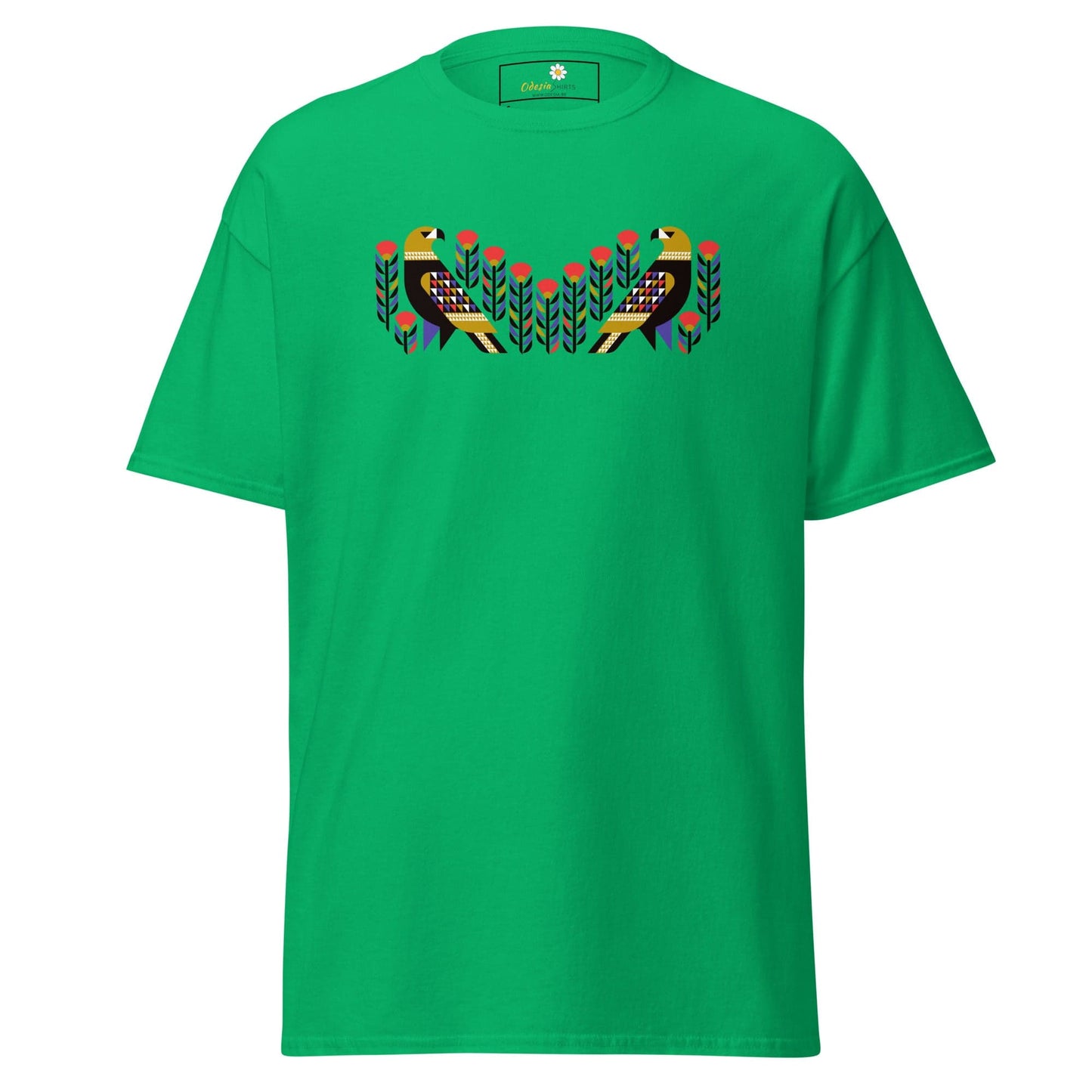 Unisex classic tee - WILD LIFE PERU BIRDS - REGULAR - Irish Green / S