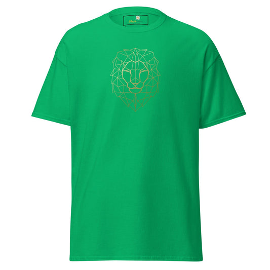 Unisex classic tee - WILD LIFE LION HEAD LINES - REGULAR - Irish Green / S