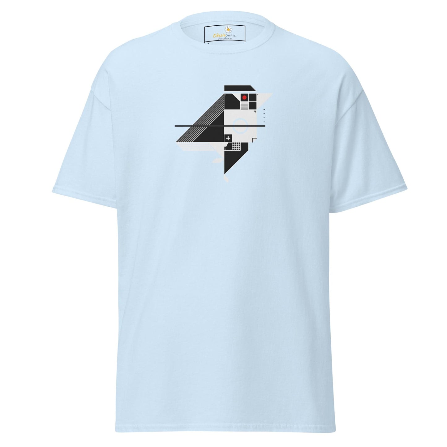 Unisex classic tee - ABSTRACT BIRD - REGULAR - Light Blue / S