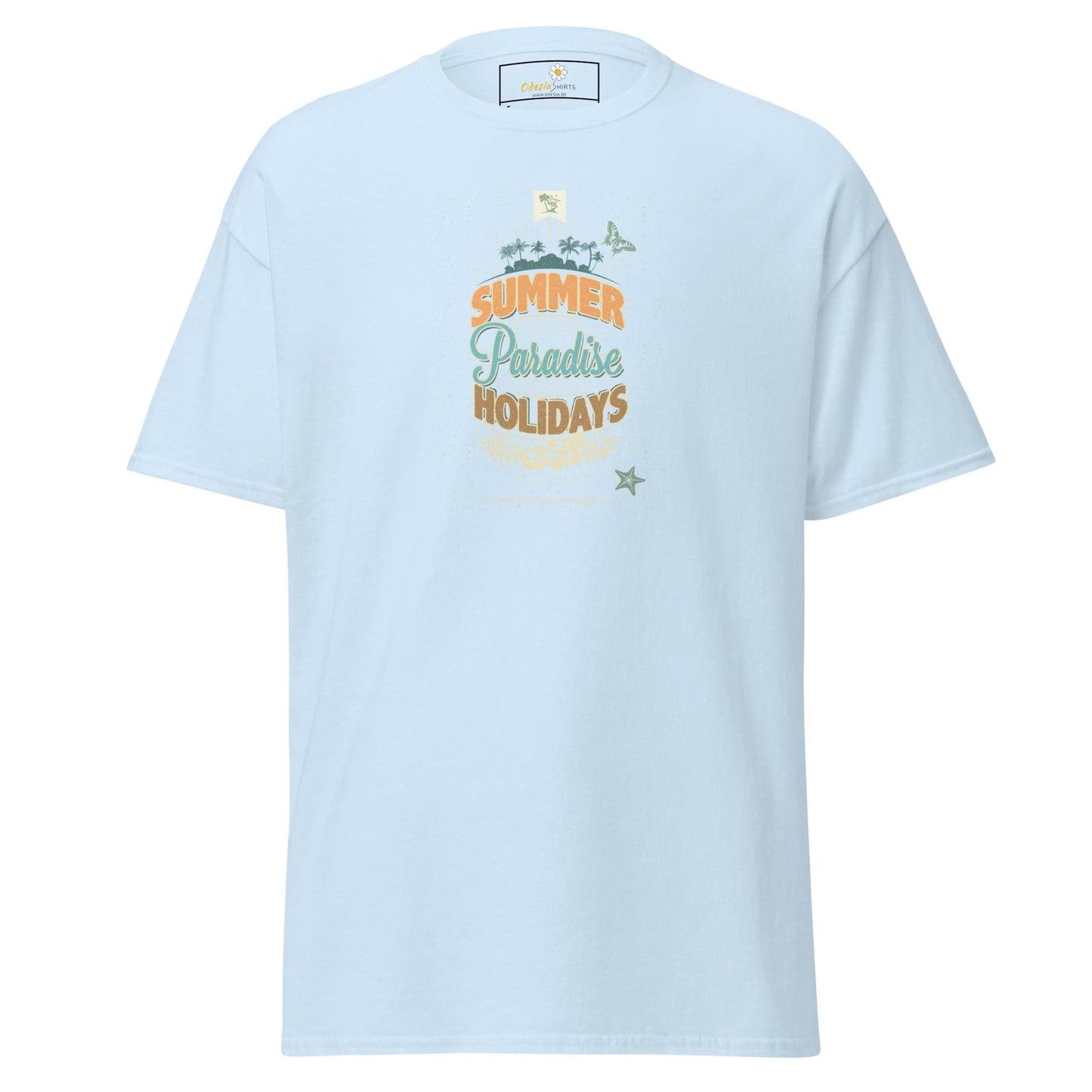 Unisex classic tee - SUMMER PARADISE - REGULAR - Light Blue / S