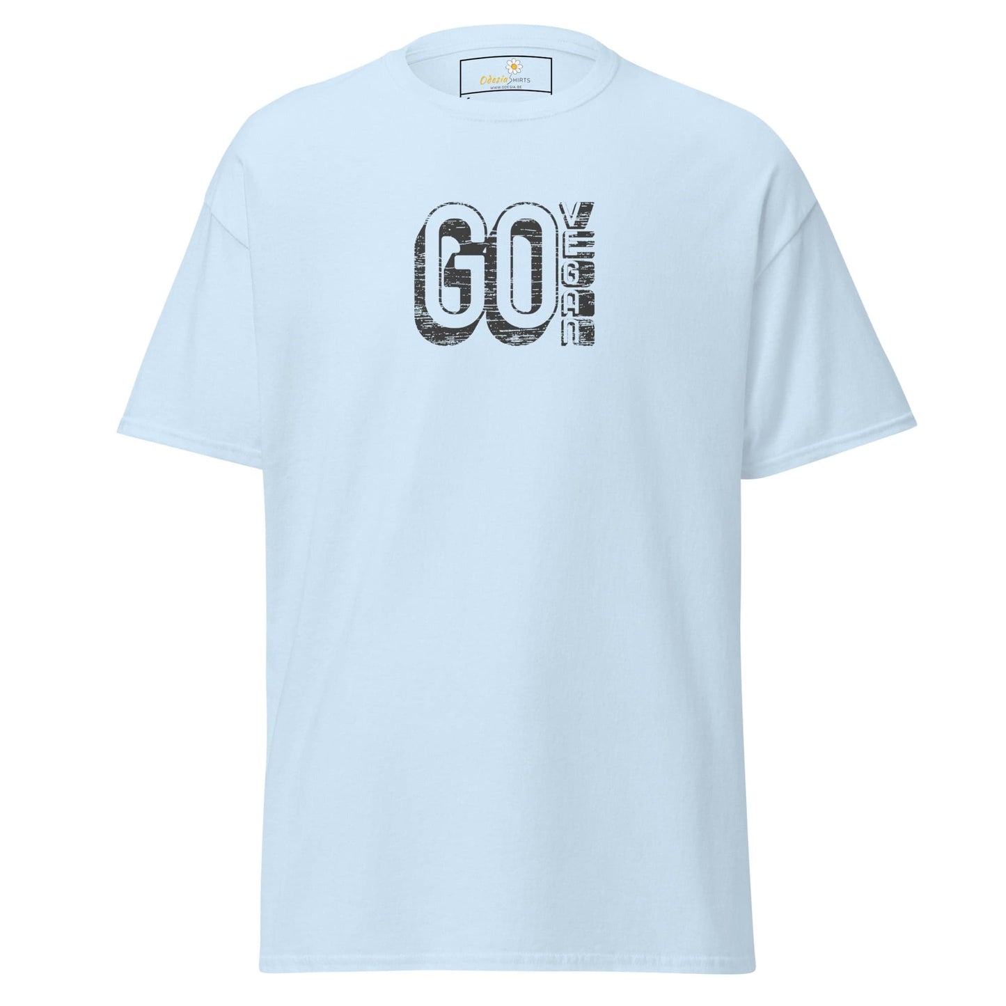 Unisex classic tee - GREEN GO VEGAN - REGULAR - Light Blue / S