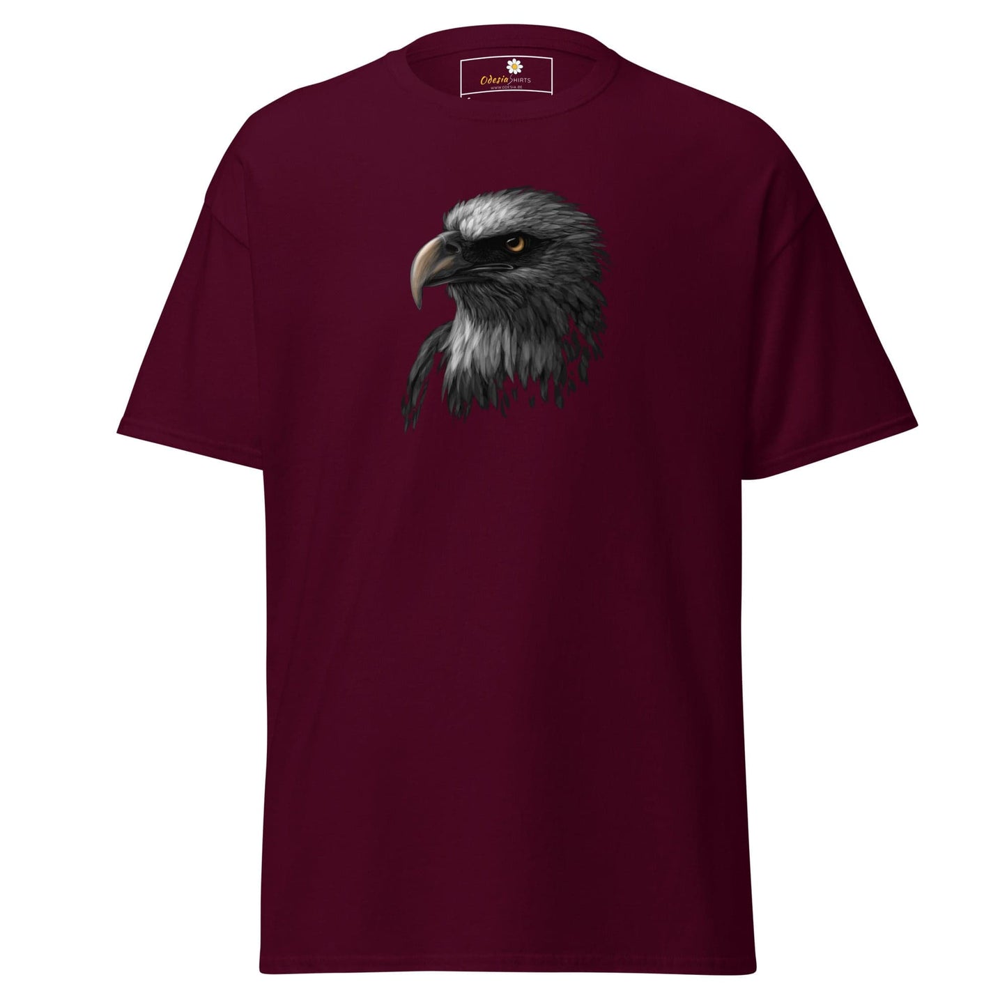 Unisex classic t-shirt - WILD LIFE EAGLE - REGULAR - Maroon / S