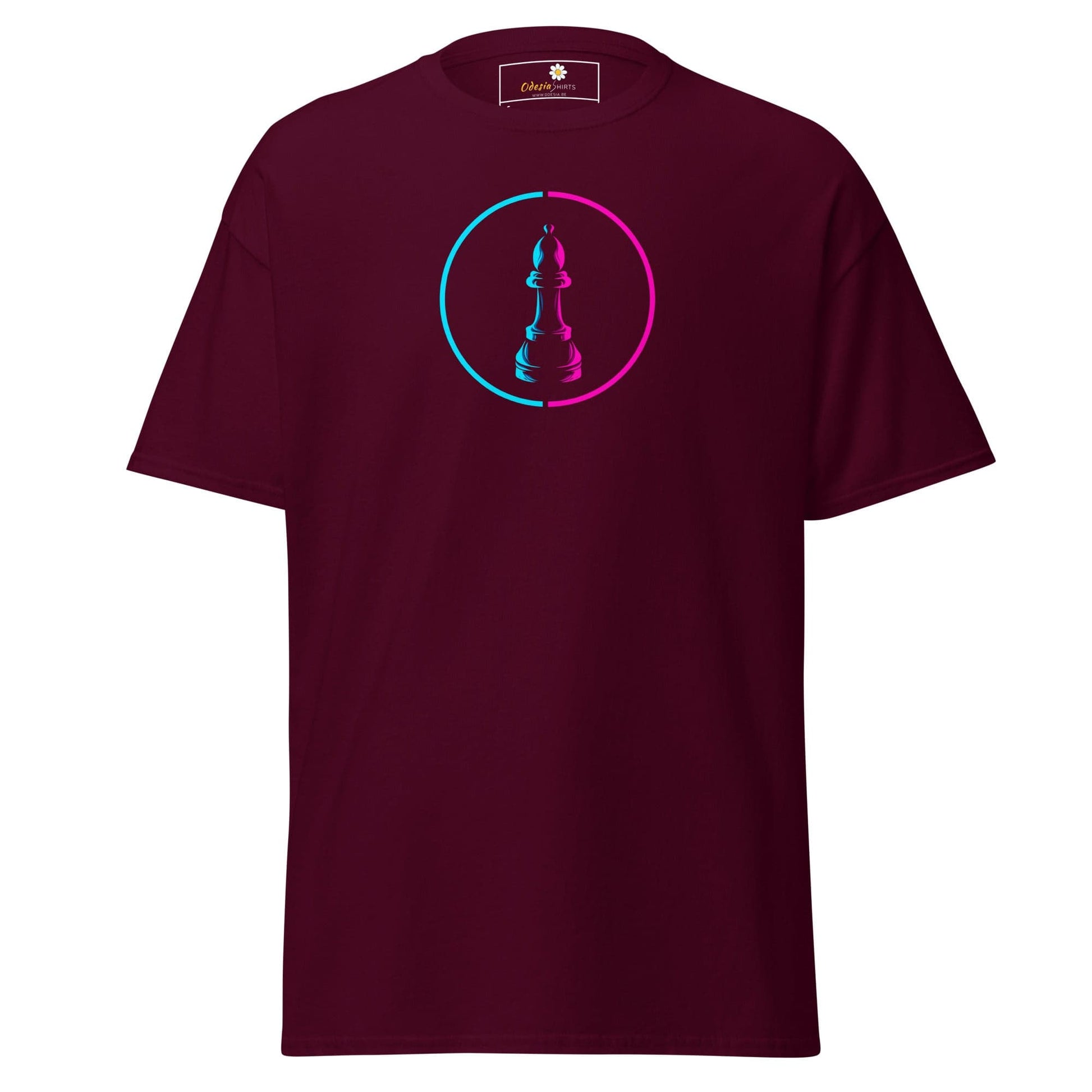 Unisex classic tee - MISC CHESS - REGULAR - Maroon / S