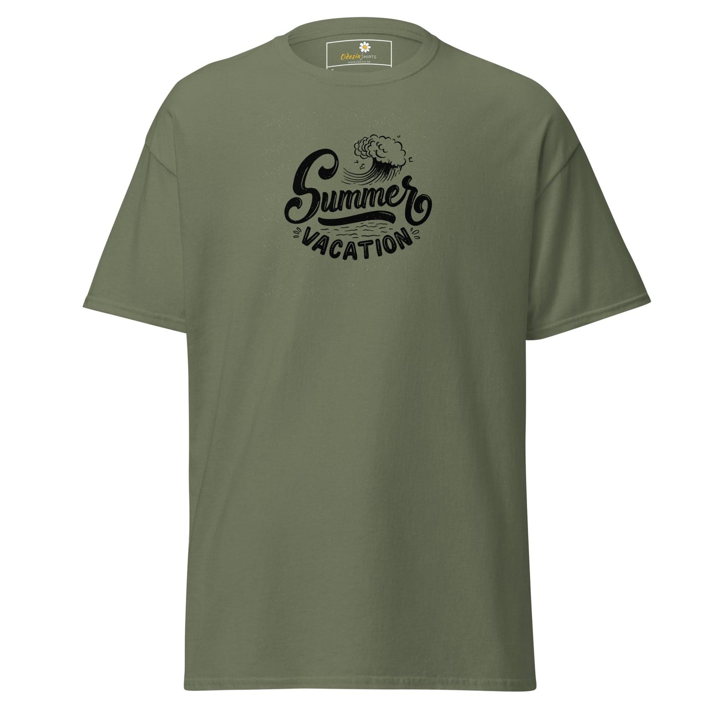 Unisex classic tee - SUMMER VACATION - REGULAR - Military Green / S