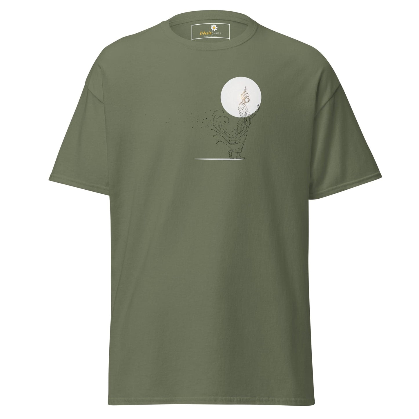 Unisex classic t-shirt - SPIRITUAL ZEN MASTER - REGULAR - Military Green / S