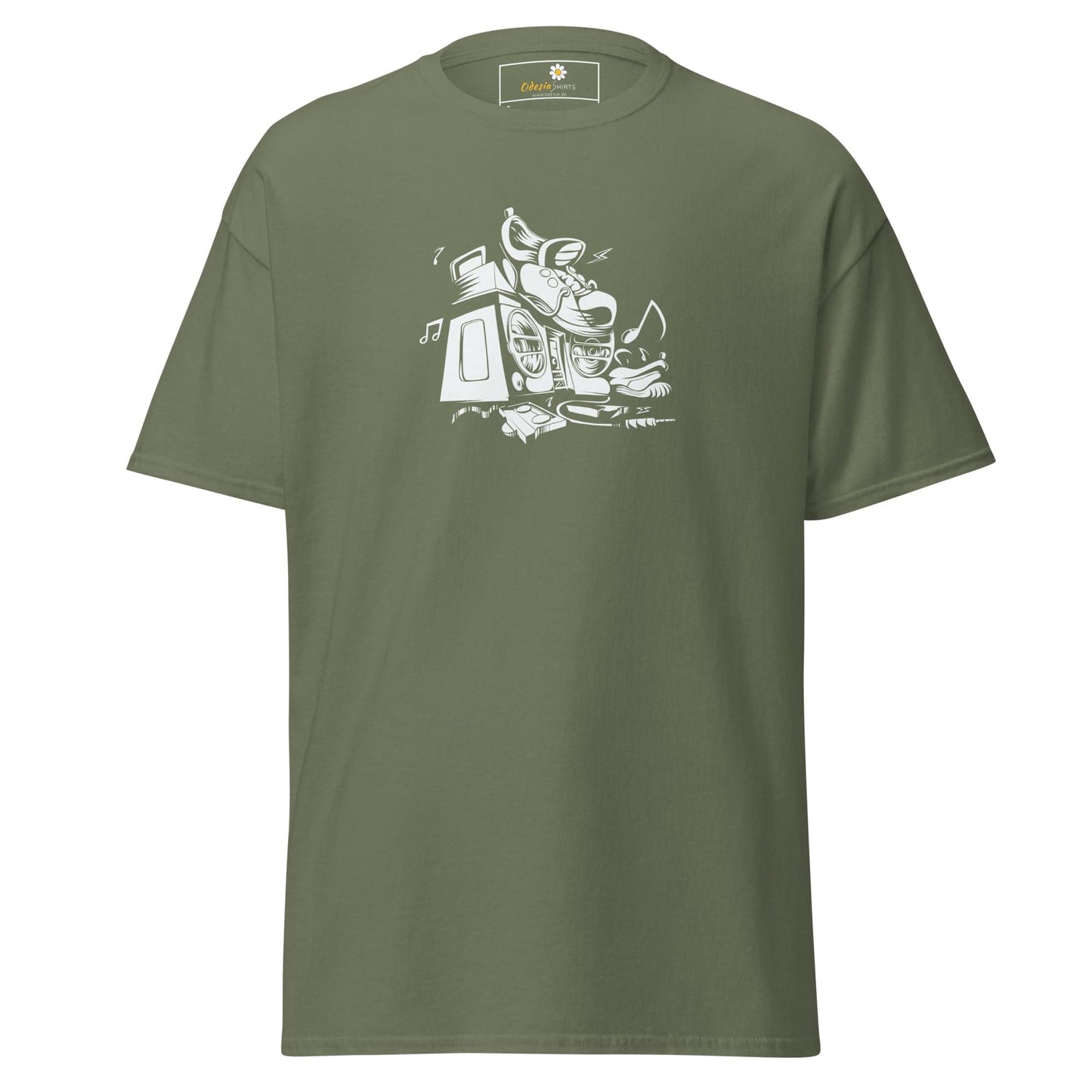 Unisex classic t-shirt - FANTASY SHOES THINGS - REGULAR - Military Green / S