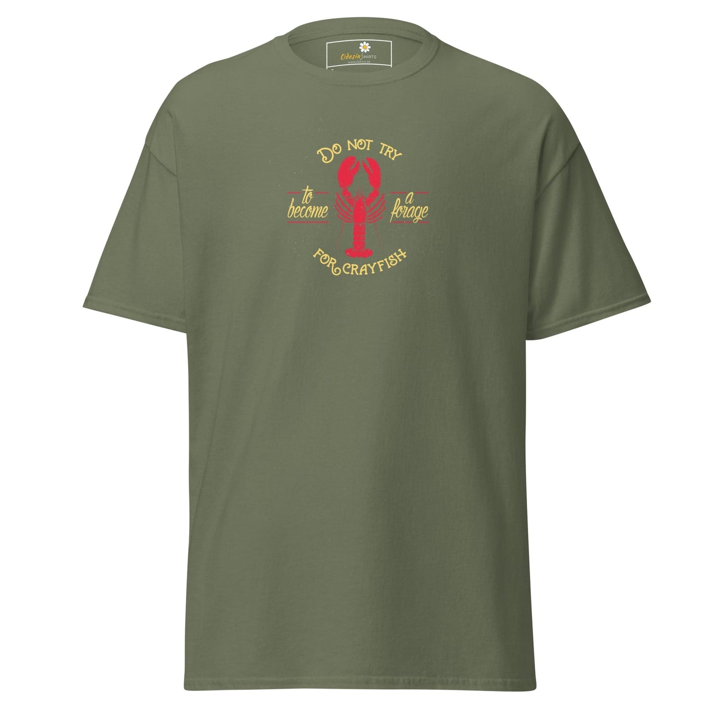 Unisex classic tee - WILD LIFE CRAYFISH - REGULAR - Military Green / S