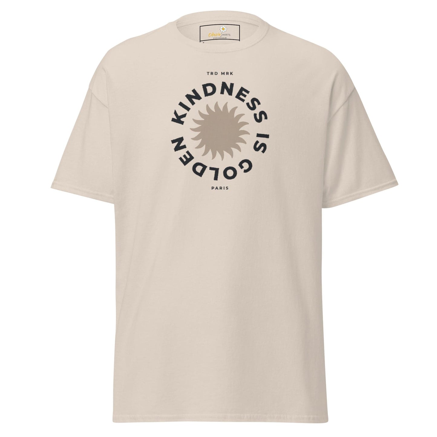 Unisex classic t-shirt - TEXT KINDNESS IS GOLDEN - REGULAR - Natural / S