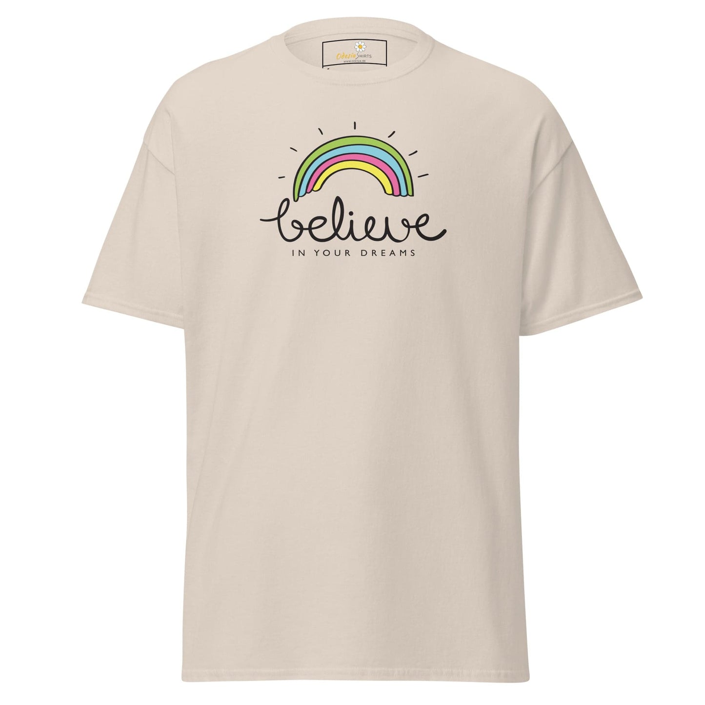 Unisex classic t-shirt - POSITIVE BELIEVE IN YOUR DREAMS - REGULAR - Natural / S
