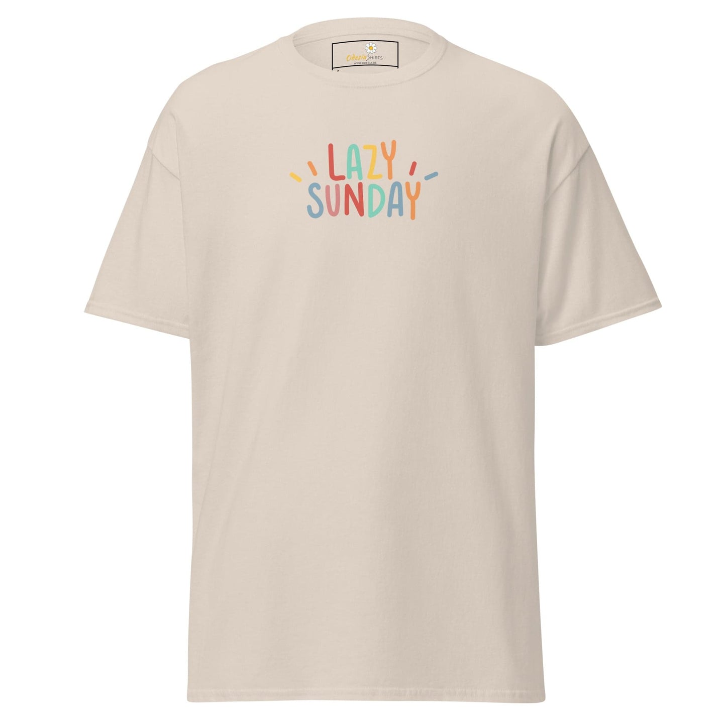 Unisex classic tee - MISC LAZY SUNDAY - REGULAR - Natural / S