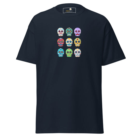 Unisex classic tee - SKULL COLOR SKULLS - REGULAR - Navy / S