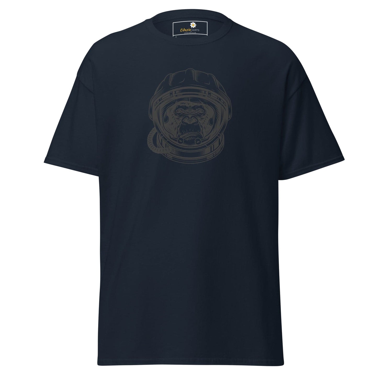 Unisex classic tee - WILD LIFE ASTRONAUT CHIMP - REGULAR - Navy / S