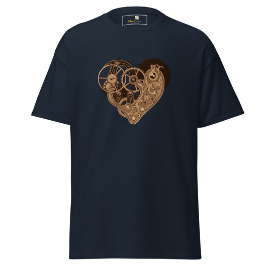 Unisex classic tee - ABSTRACT HEART - REGULAR - Navy / S