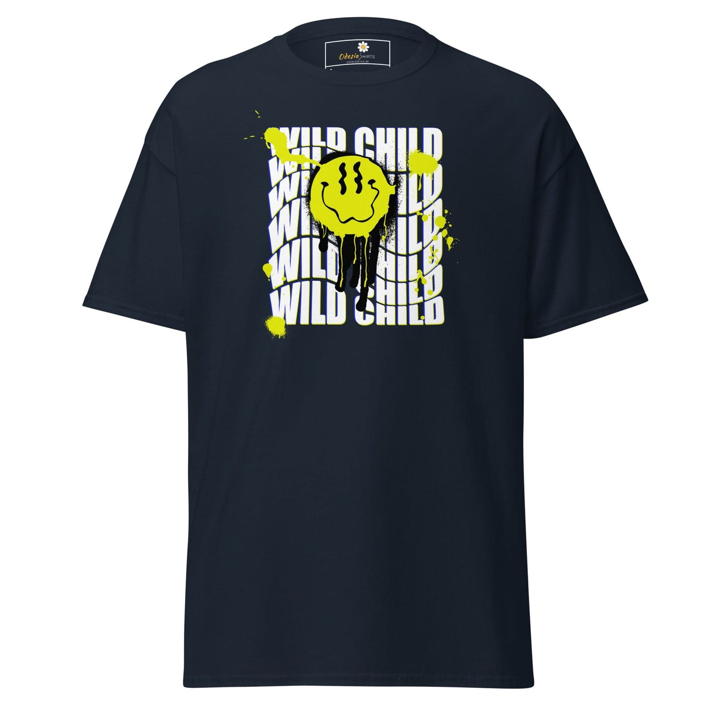 Unisex classic tee - MISC WILD CHILD SMILE - REGULAR - Navy / S