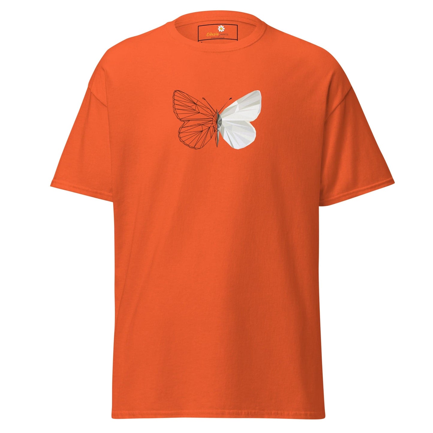 Unisex classic tee - ANIMALS BUTTERFLY - REGULAR - Orange / S