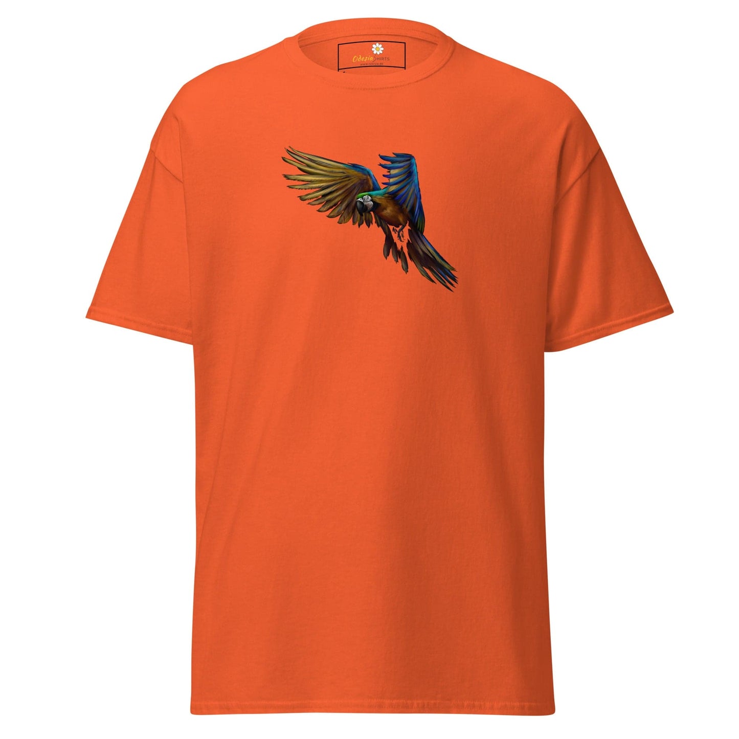 Unisex classic tee - WILD LIFE PARROT - REGULAR - Orange / S