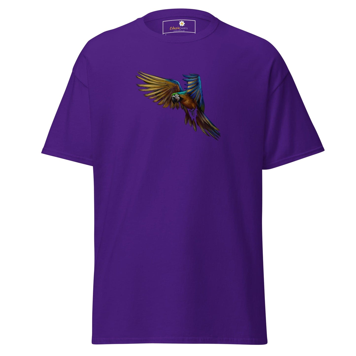 Unisex classic tee - WILD LIFE PARROT - REGULAR - Purple / S
