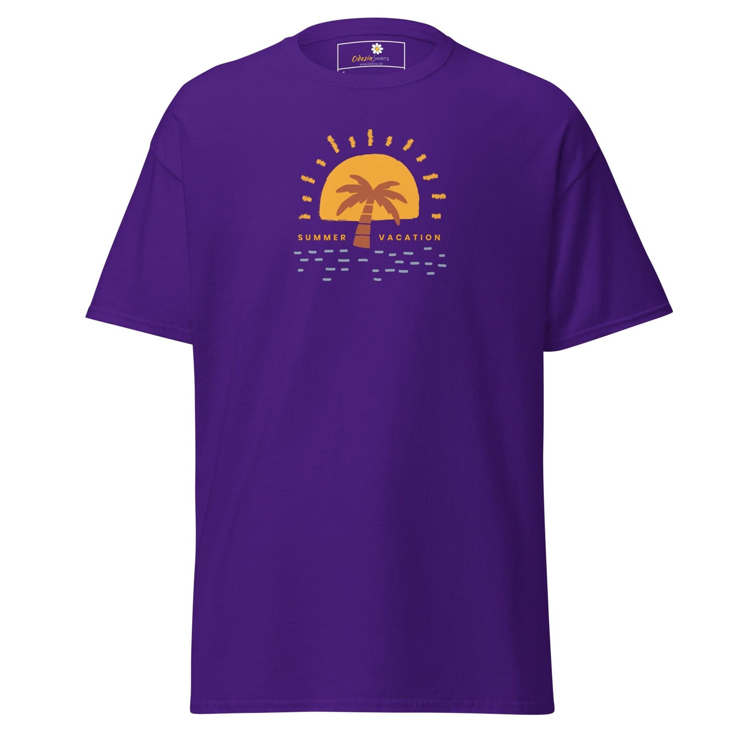 Unisex classic tee - SUMMER VACATION - REGULAR - Purple / S